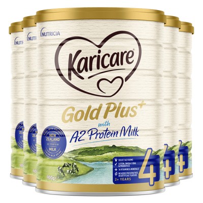【新西兰直邮】KARICARE 可瑞康金装A2牛奶粉 4段 3/6罐 新包装